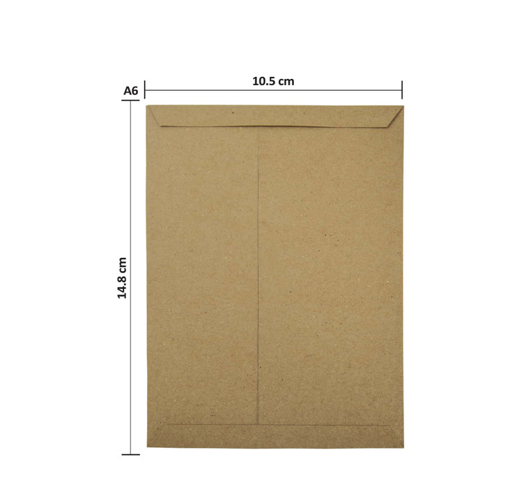 پاکت نامه کرافت A6