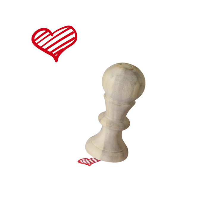 مهر فانتزی طرح قلب راه راه