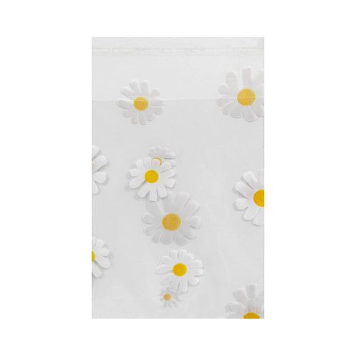 سلفون سرچسب طرح بابونه زرد ۱۴×۱۰