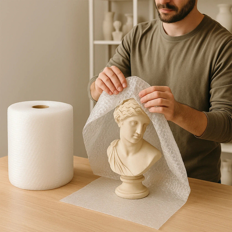 نایلون حبابدار رولی، عرض ۰.۵ متر