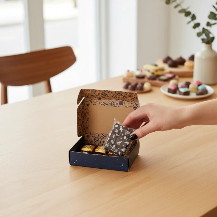 جعبه کیبوردی گلاسه طرحدار شماره چهار، سایز ۳.۵×۱۰×۱۴