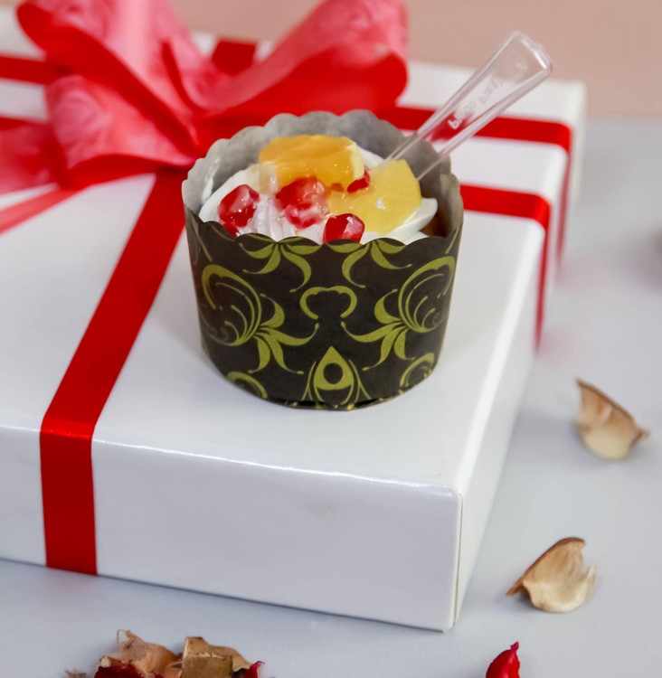 کپسول کیک دایرهای ۶ سانتی