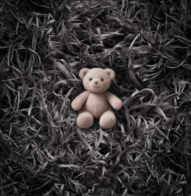 پوشال اسپان رنگ طوسی