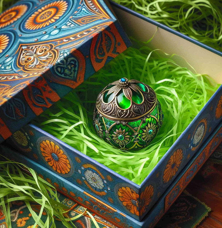 پوشال اسپان رنگ سبز