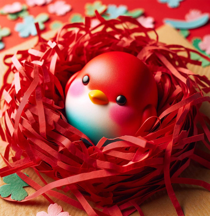 پوشال اسپان رنگ قرمز