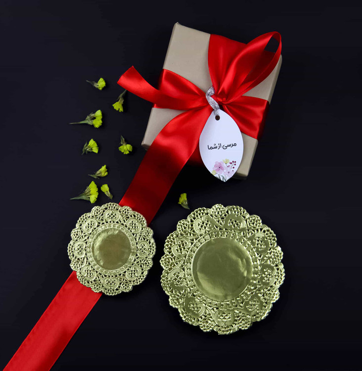 کاغذ گیپور طلایی ۹سانتی