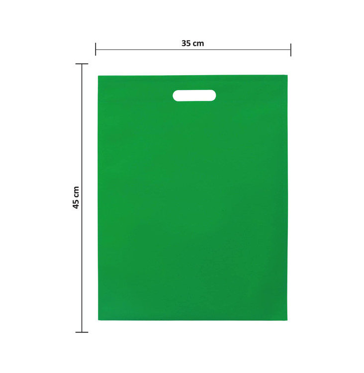 ساک اسپان فلت دسته پانچی رنگ سبز