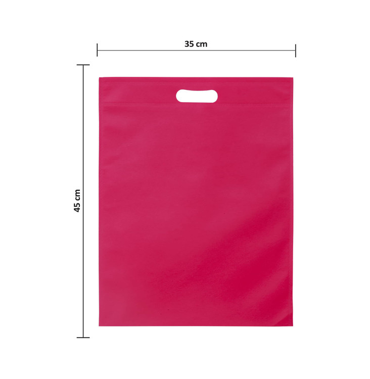 ساک اسپان فلت دسته پانچی رنگ سرخابی