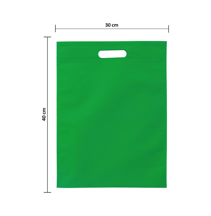 ساک اسپان فلت دسته پانچی رنگ سبز