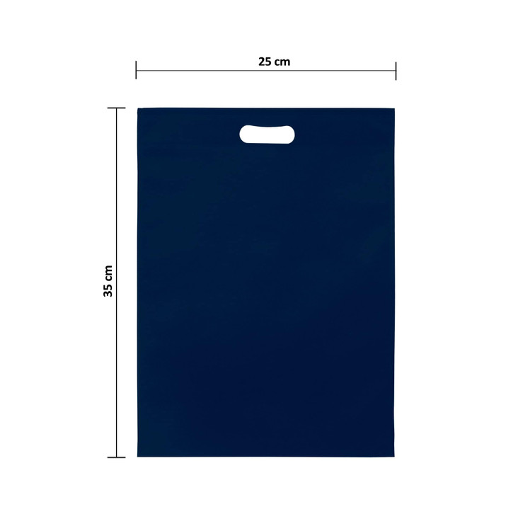 ساک اسپان فلت دسته پانچی رنگ آبی نفتی