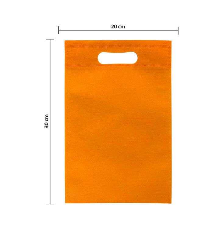 ساک اسپان فلت دسته پانچی رنگ نارنجی