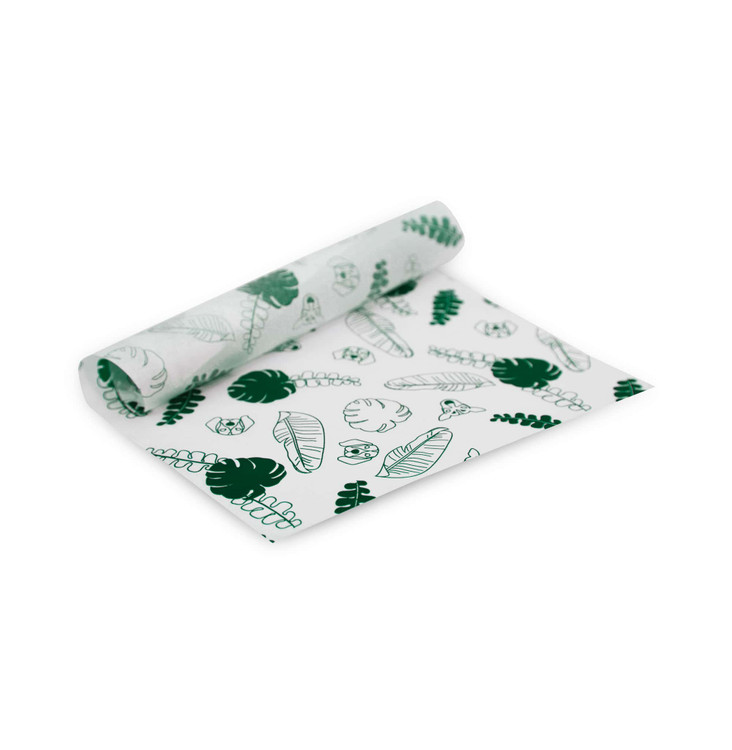 کاغو پوستی طرح برگ سبز