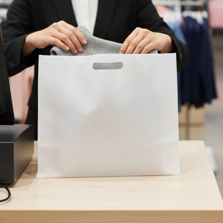 ساک اسپان فلت افقی سفید ۴۰×۳۰