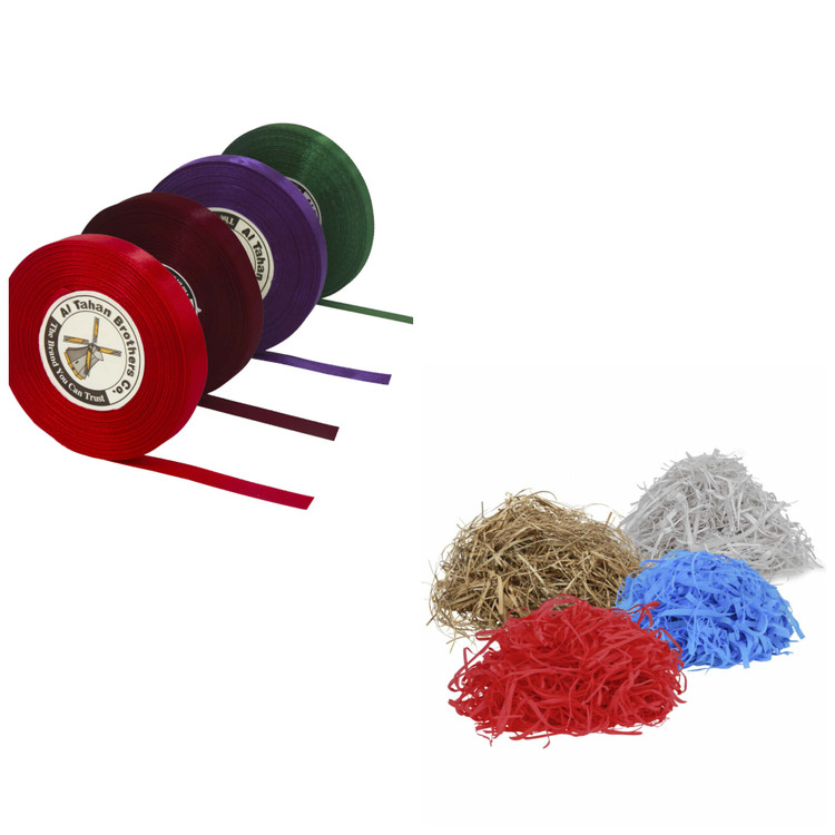 پک نمونه محصول پوشال و روبان