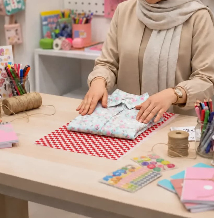 کاغذ پوستی طرح دار۷۰×۵۰، بسته ۵۰تایی