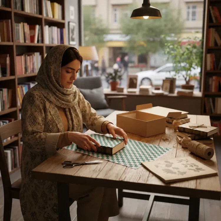 کاغذ کرافت طرح دار، کیلویی